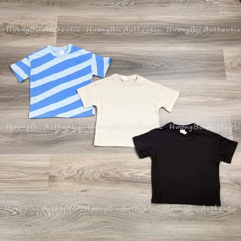 Set 3 áo phông cộc tay cho bé HM auth