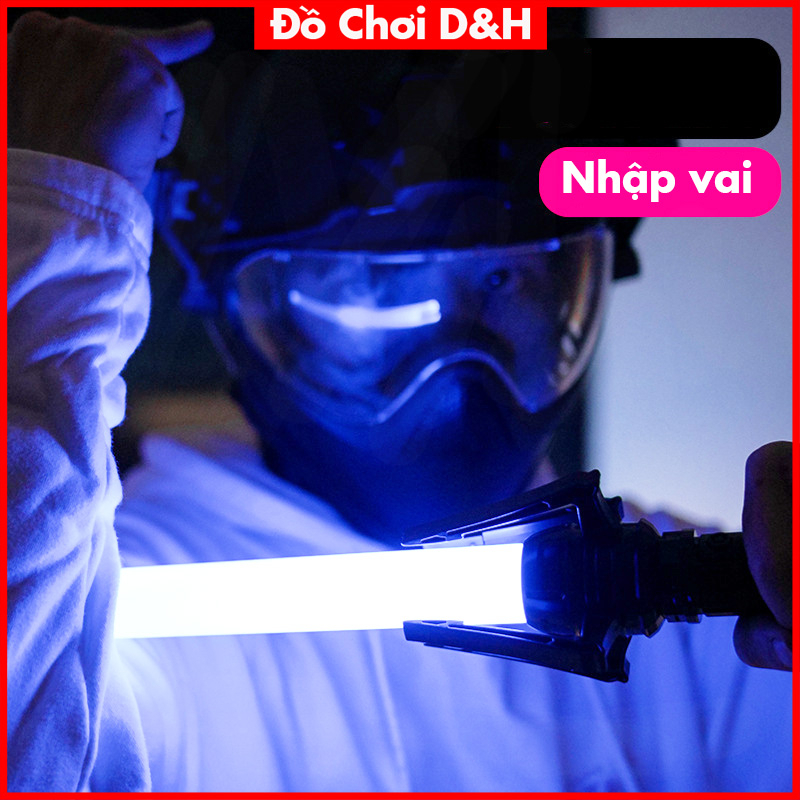 Kiếm ánh sáng Lazer, kiếm nhựa đồ chơi phát sáng chất liệu nhựa dài 76 cm cho bé siêu ngầu
