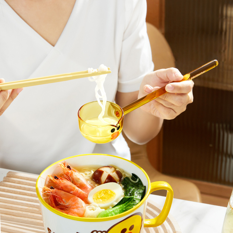 Thìa thủy tinh cao cấp Line Friends