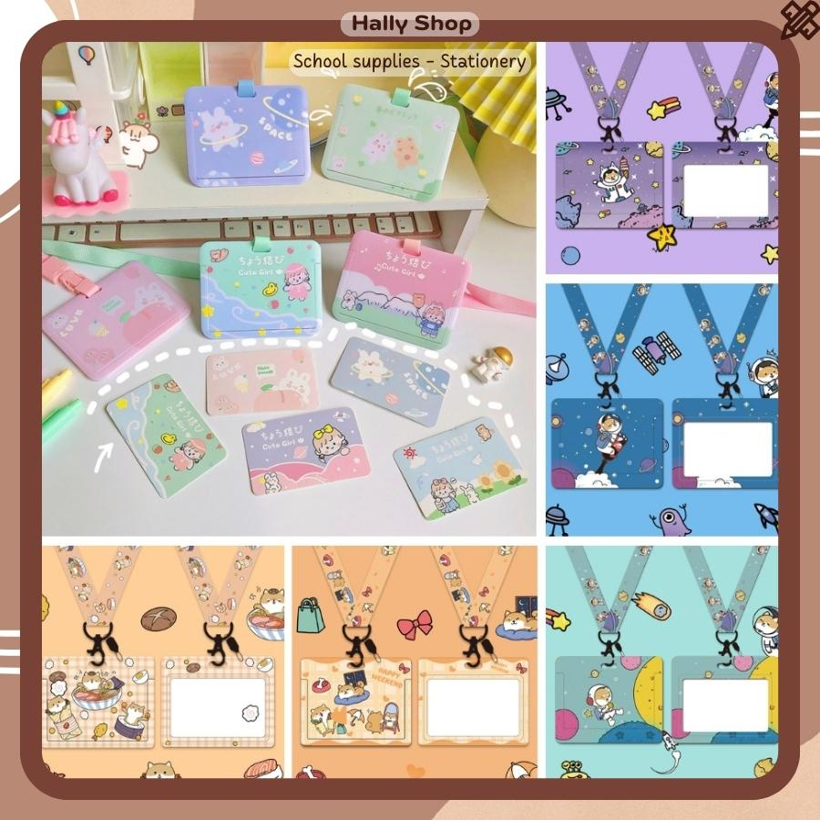 Thẻ học sinh, bảng tên dành cho sinh viên nhiều mẫu hoạt hình hoạ tiết dễ thương cute- Hally shop