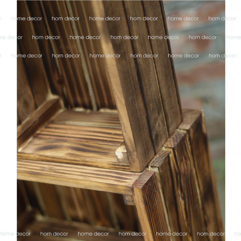 Thùng gỗ pallet đựng đồ - Hộp gỗ decor trang trí -Homestay quán cafe