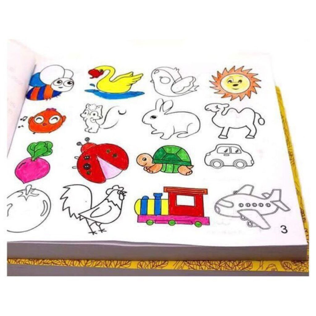 SÁCH TÔ MÀUSÁCH TÔ MÀU 5000 MẪU HÌNH CHO BÉ THỎA THÍCH SÁNG TẠO  5000 MẪU HÌNH CHO BÉ THỎA THÍCH SÁN