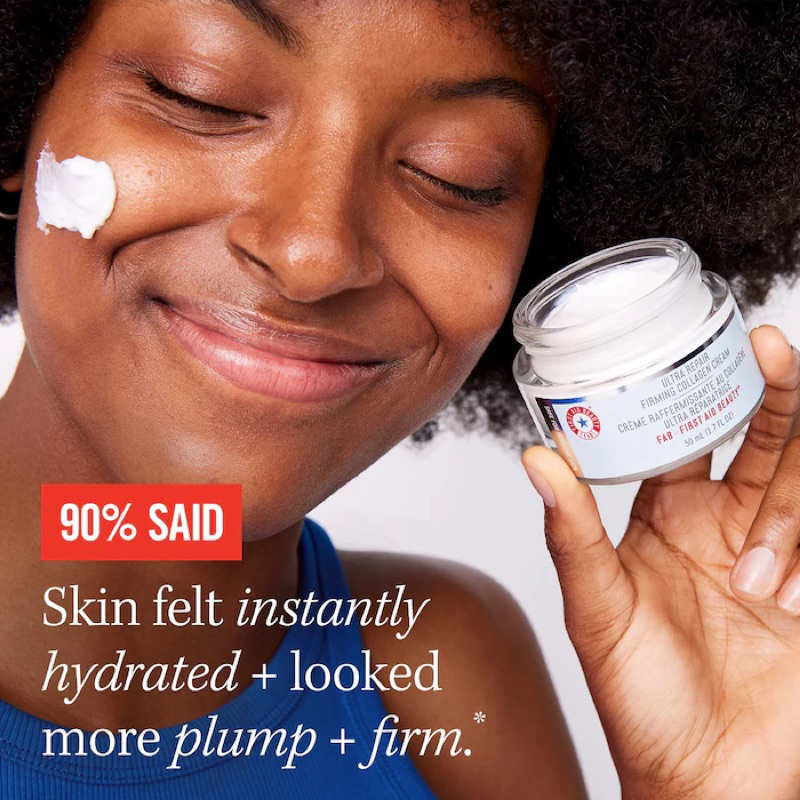 Kem dưỡng ẩm First Aid Beauty Ultra Repair Firming Collagen Cream with Peptides and Niacinamide