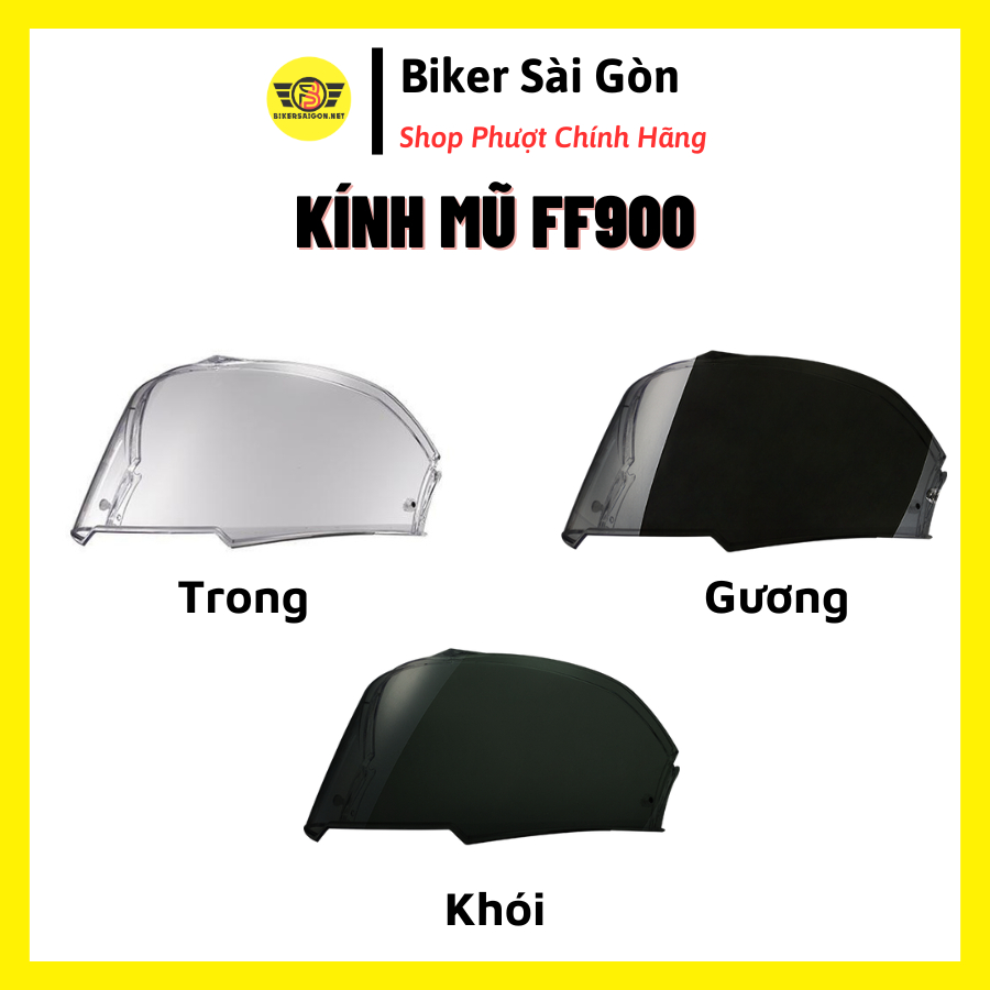 Kính Mũ Bảo Hiểm Fullface Ls2 Valiant 2 FF900 (Không Bao Gồm Mũ) - BikerSaiGon