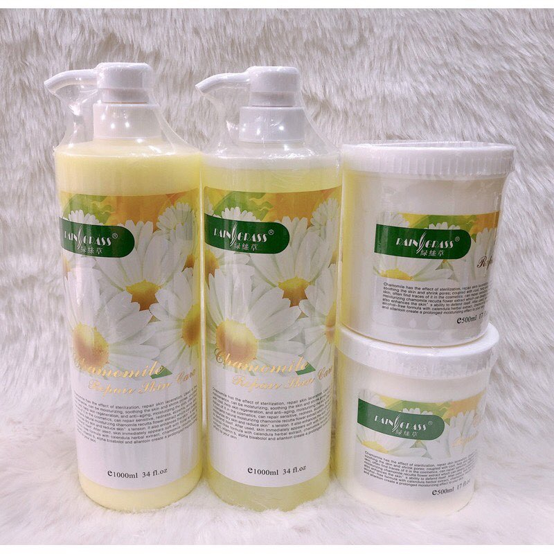 Bộ Chăm Sóc Da Cơ Bản Hoa Cúc 1 Chai Sữa Rửa,1 Kem Massage,1 Tẩy Da Chết,1 Nước Hoa Hồng Chính Hãng