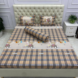 Ga gối chun trần cotton Hàn Quốc