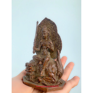 Tượng đồng Văn thù bồ tát ( 12 cm )