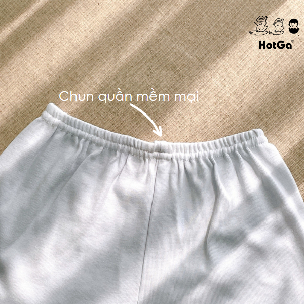 Quần đùi thun cotton HotGa cho bé sơ sinh đến 12kg