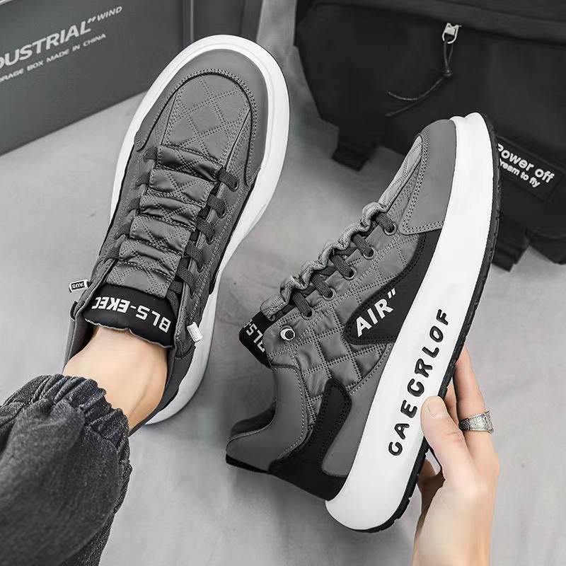 Giày Nam Sneaker, Sneaker Nam Hot Trend 2023 Giày Đế Bánh Mỳ Kiểu Dáng Thời Trang Cá Tính  - Giày QC