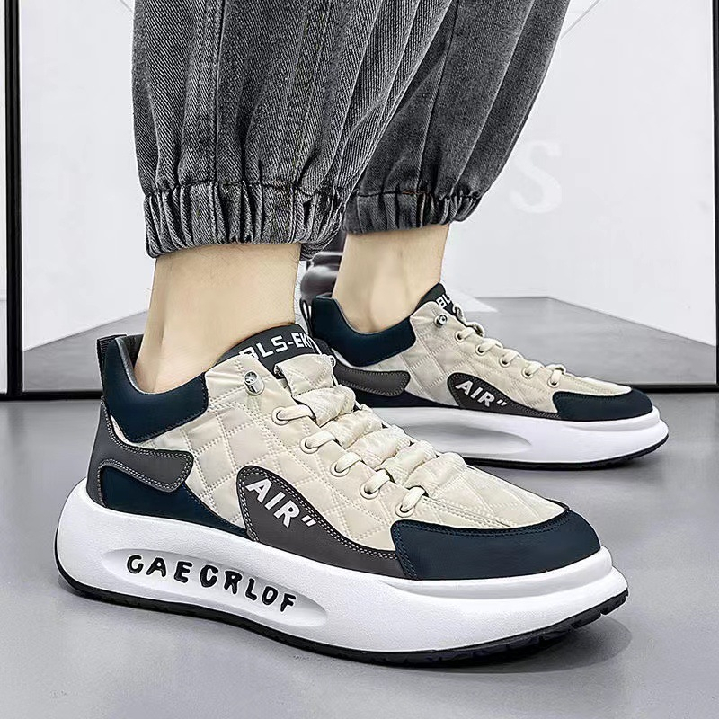 Giày Nam Sneaker, Sneaker Nam Hot Trend 2023 Giày Đế Bánh Mỳ Kiểu Dáng Thời Trang Cá Tính  - Giày QC