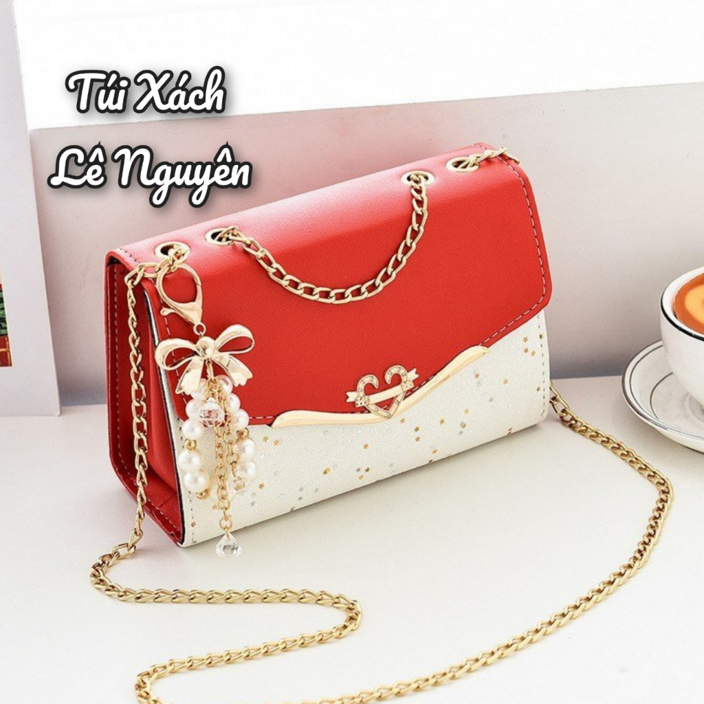 Túi Xách Nữ Đeo Chéo Đeo Vai Da Trơn Phong Cách Thời Trang NQWP  - K15
