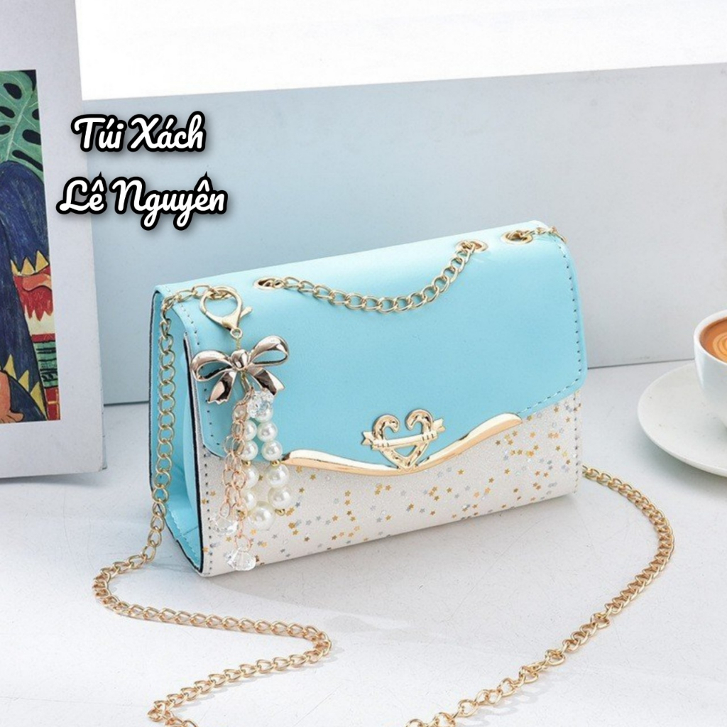 Túi Xách Nữ Đeo Chéo Đeo Vai Da Trơn Phong Cách Thời Trang NQWP  - K15