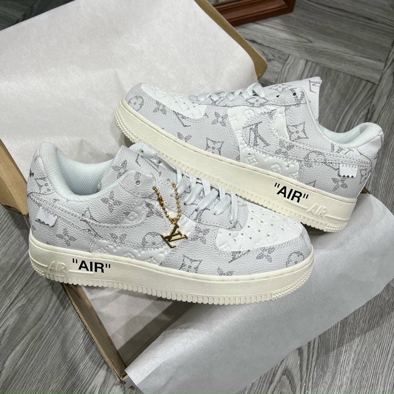 Giày _Nike Air Force 1 LV Nam Nữ, giày AF1 LV Grey,Brown or White Hot Trend 2023 Bản Cao Cấp Full Box Bill | BigBuy360 - bigbuy360.vn