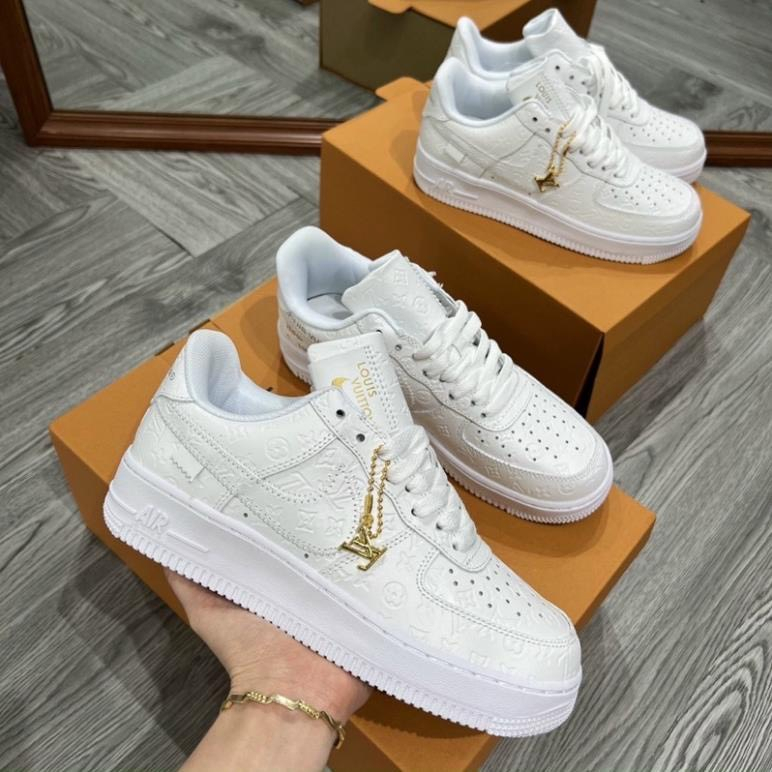 Giày _Nike Air Force 1 LV Nam Nữ, giày AF1 LV Grey,Brown or White Hot Trend 2023 Bản Cao Cấp Full Box Bill | BigBuy360 - bigbuy360.vn