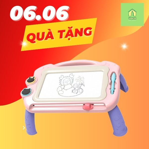 (QUÀ TẶNG KO BÁN) Bàn vẽ cho bé hàng quà tặng Huggies Nature
