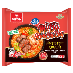 Mì Bò Kim Chi Cay Gói