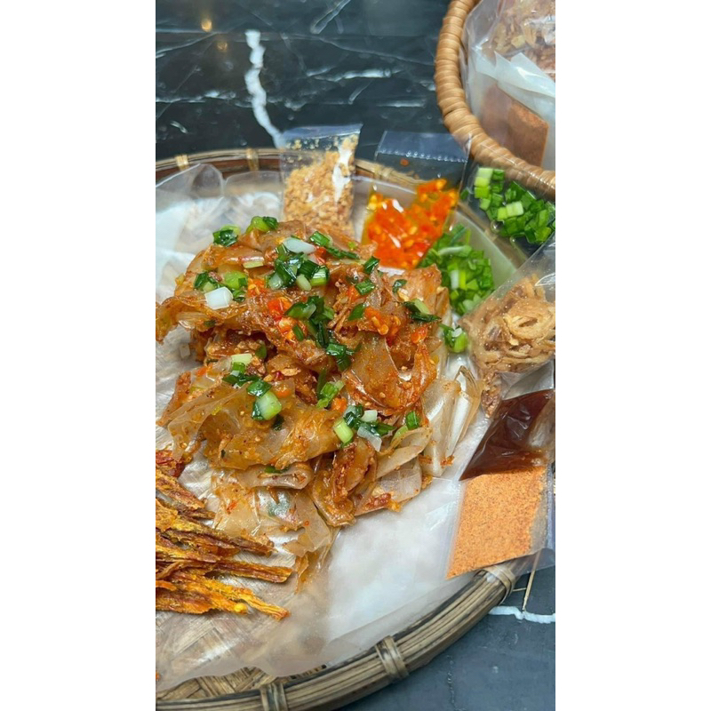 BÁNH TRÁNG PHƠI SƯƠNG SATE DẦU HÀNH SỐT ME