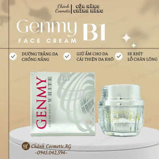Kem genmy cao cấp mới b1 dưỡng trắng da, chống nắng, giữ ẩm, cải thiện làn da khô ráp 25g