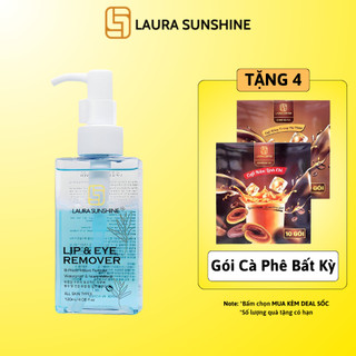Nước tẩy trang mắt môi 2 lớp LAURA SUNSHINE LIP & EYE REMOVER - Nhật Kim Anh