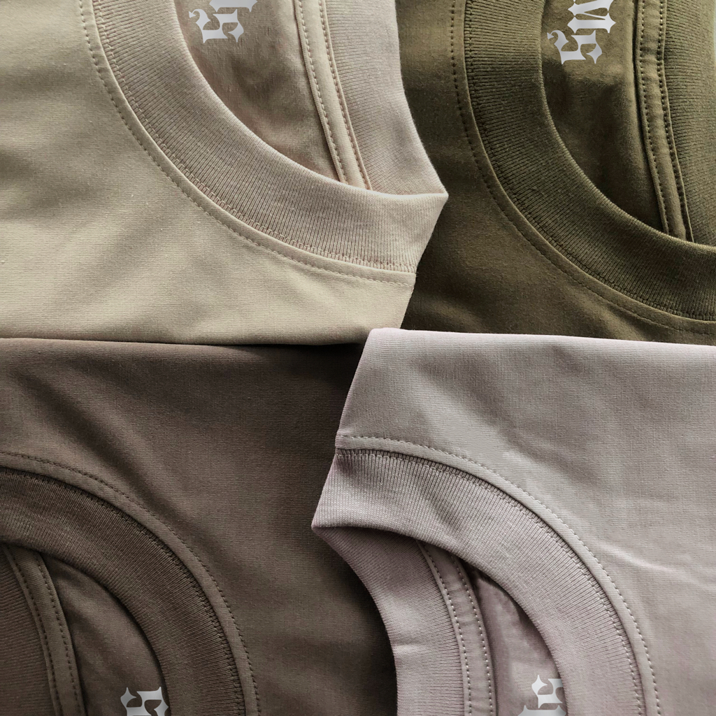 Áo thun trơn form rộng unisex Meesay màu sắc vải cotton cao cấp co giãn, dày dặn