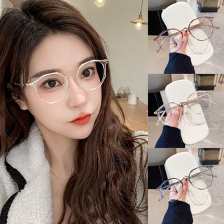 Gọng kính mắt nhựa tròn bầu, lục giác chống ánh sáng xanh gọng kim loại - Kính thời trang cao cấp Kihu Eyewear 83032
