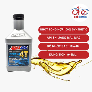 Nhớt Amsoil 4T 10W40 Performance (946ML/CHIẾT LẺ 800ML, 1L, 1L1, 1L2, 1L3, 1L4)