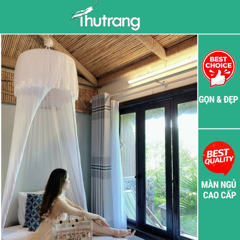 (ẢNH + VIDEO THẬT) MÀN KHUNG TRÒN TREO TRẦN THU TRANG: GỌN, ĐẸP, SANG PHÒNG