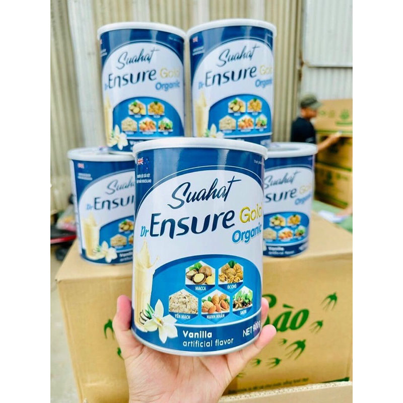 Sữa hạt Ensure Gold Organic 900g cao cấp nguyên liệu nhập khẩu Mỹ tác dụng tốt cho sức khỏe