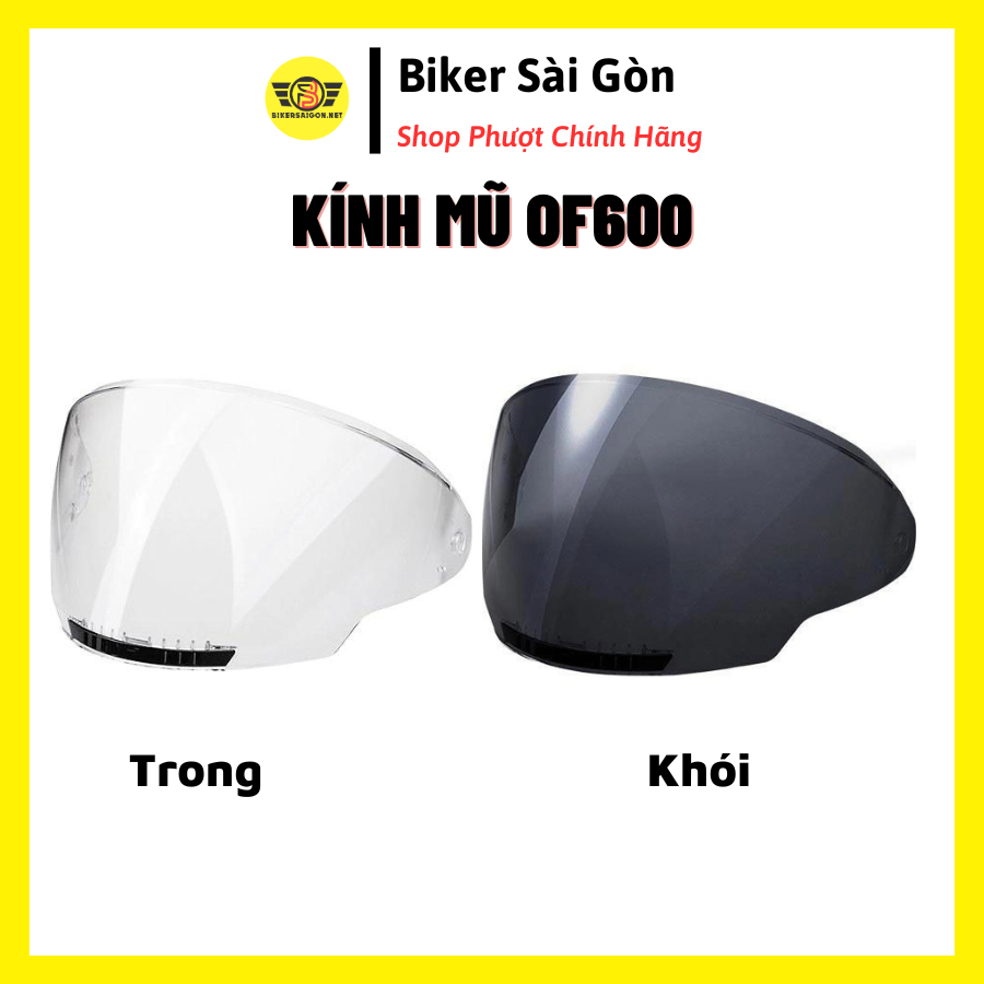 Kính Mũ Bảo Hiểm Fullface Ls2 OF600 COPTER (Không Bao Gồm Mũ) - BikerSaiGon