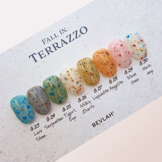 Sơn gel Bevlah set Terrazzo Hàn quốc vân đá siêu xink