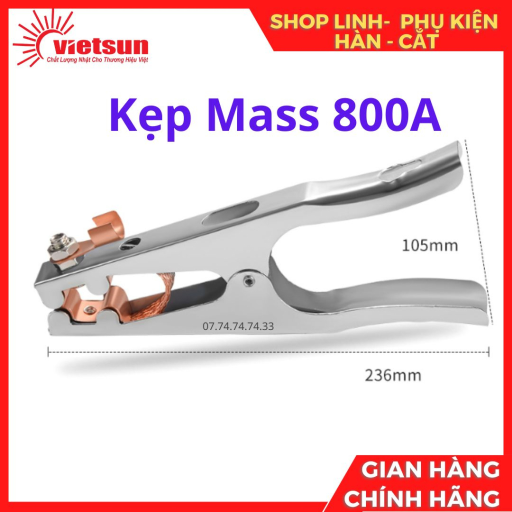 Kẹp hàn, kẹp mass cho máy hàn