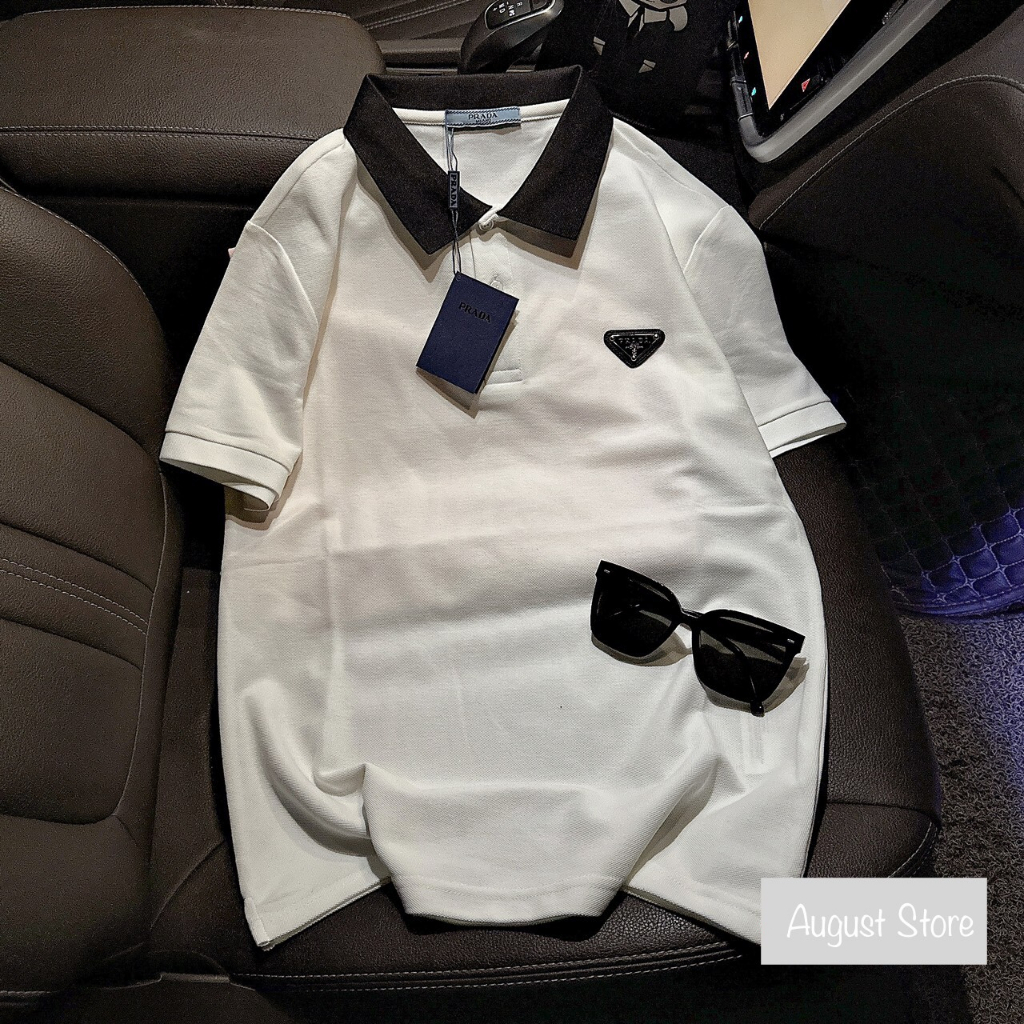 Áo Polo Pra Cá Sấu Thun Cộc Cổ Bẻ Tay Bo Cao Cấp