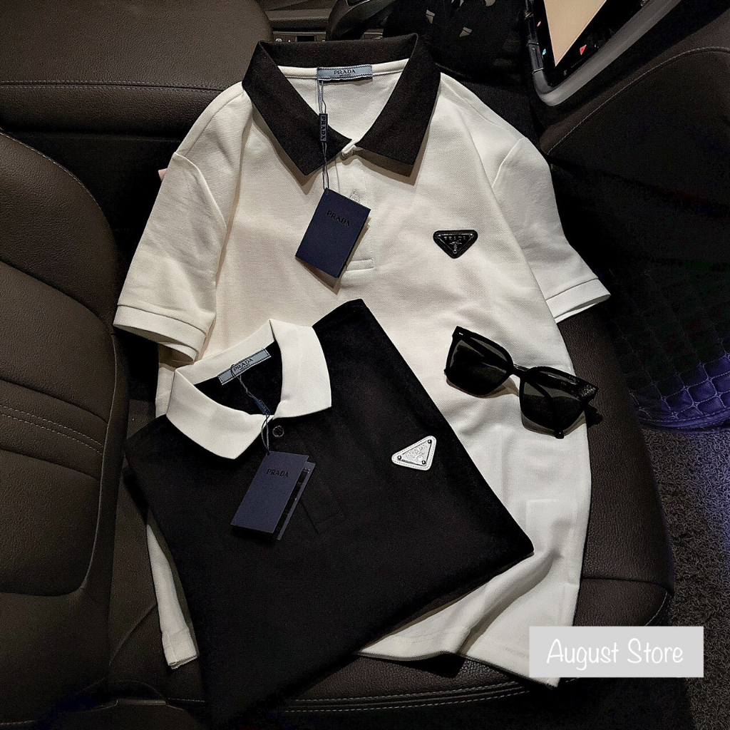 Áo Polo Pra Cá Sấu Thun Cộc Cổ Bẻ Tay Bo Cao Cấp