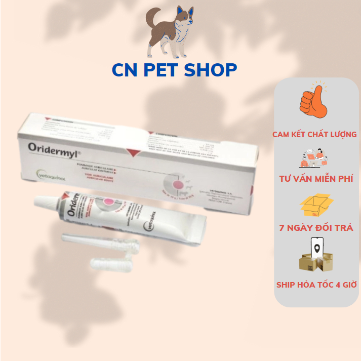 ORIDERMYL CHỮA VIÊM TAI CHÓ MÈO
