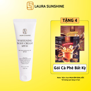 Kem Trắng Da Body Tức Thì Whitening Body Cream SPF30 Laura Sunshine Nhật Kim Anh 120ml