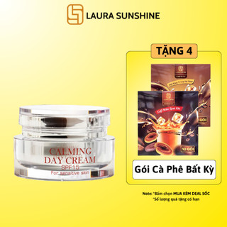 KEM NGÀY LÀM DỊU DA DƯỠNG TRẮNG, CHỐNG NẮNG LAURA SUNSHINE CALMING DAY CREAM SPF15 50ml (DÀNH CHO DA NHẠY CẢM)
