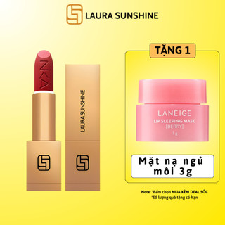 Son Laura Sunshine Golden Velvet Lipstick No.06 4g - Đỏ Cam Son Laura Sunshine Golden Velvet Lipstick No.06 4g - Đỏ Cam