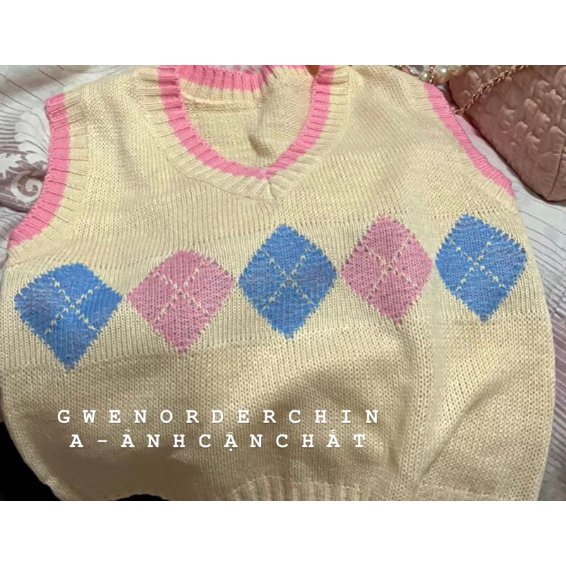 Áo gile tiểu thư dành cho nữ phong cách Hàn Quốc