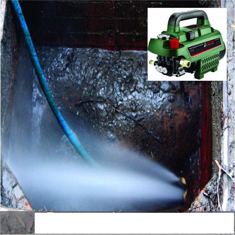 Dây thông cống bằng áp lực nước - Dùng cho máy rừa xe phổ thông ren vặn 22/15