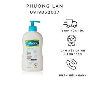 Sữa tắm gội Cetaphil baby chai 400ml