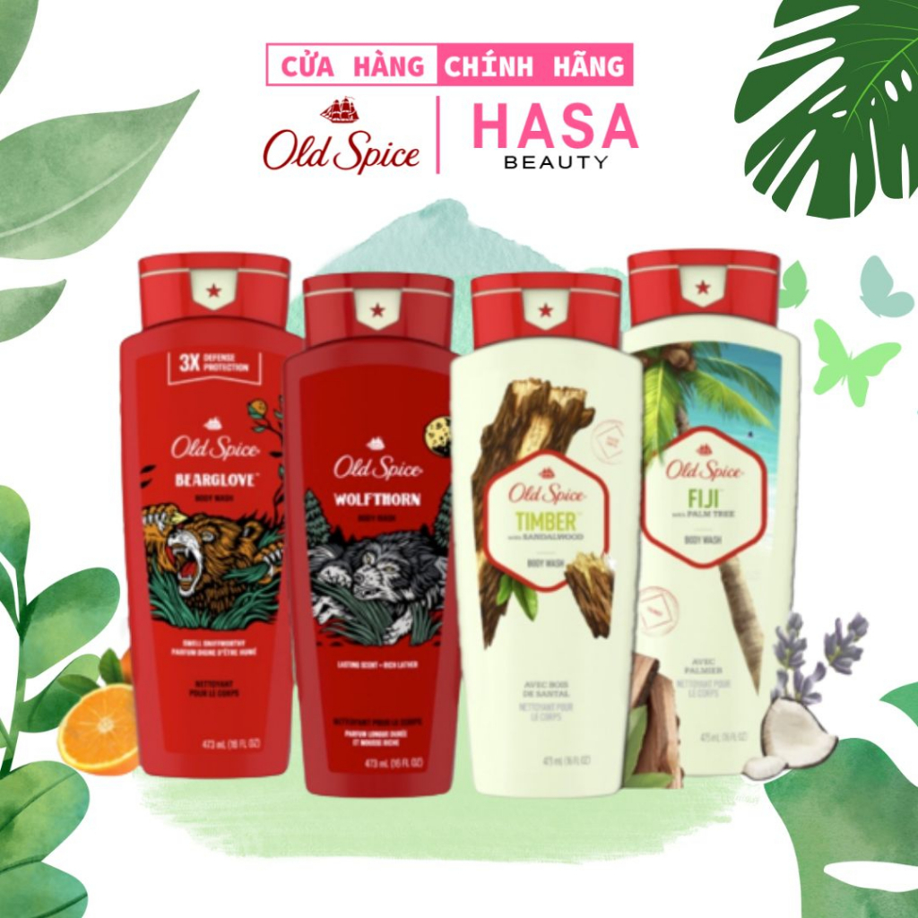 Sữa Tắm Old Spice Nhiều Mùi Hương 473ml