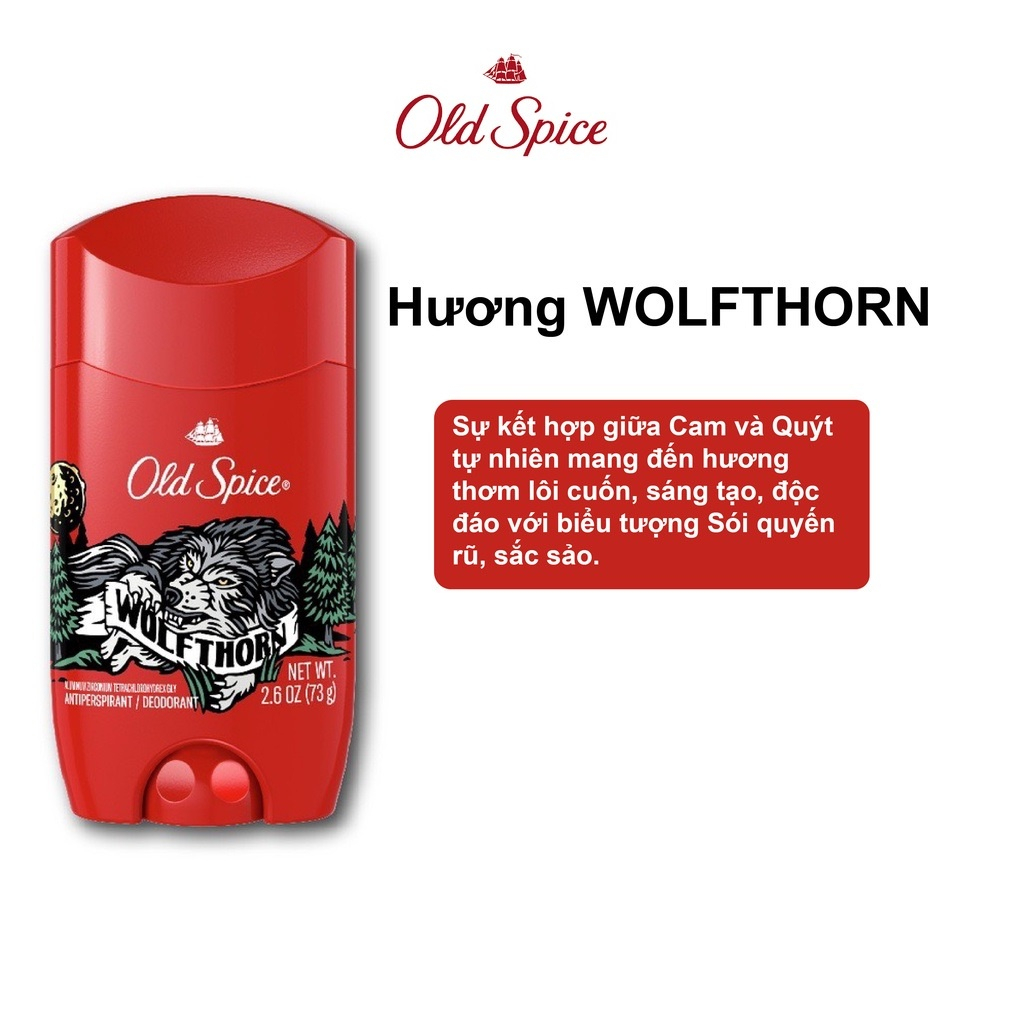 Lăn Khử Mùi Old Spice USA 73g-85g Nhiều Mùi Hương