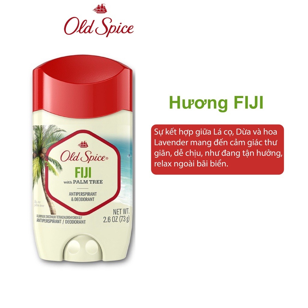 Lăn Khử Mùi Old Spice USA 73g-85g Nhiều Mùi Hương