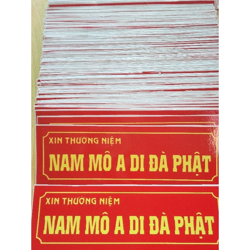 30 DECAL NAM MÔ A DI ĐÀ PHẬT.