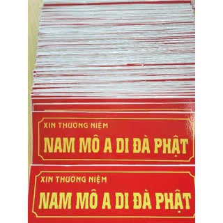 30 DECAL NAM MÔ A DI ĐÀ PHẬT.