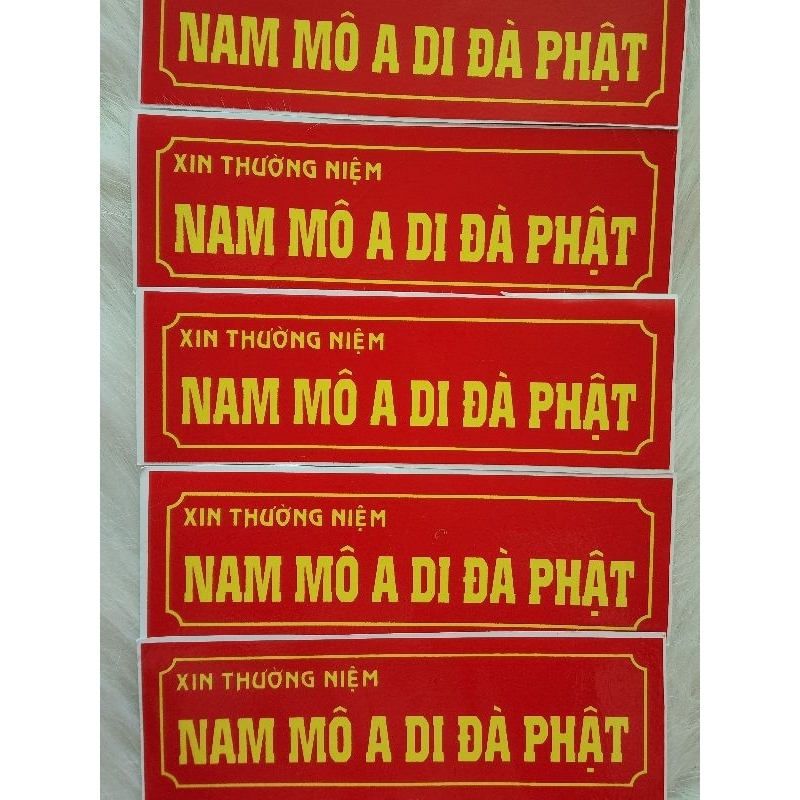 30 DECAL NAM MÔ A DI ĐÀ PHẬT.