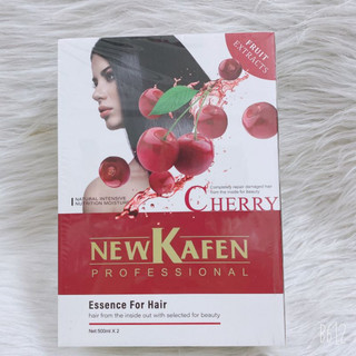 Nhuộm Đen - Nâu thảo dược CHERRY NEW KAFEN phủ bạc 100% Không dính da đầu 500mlx2