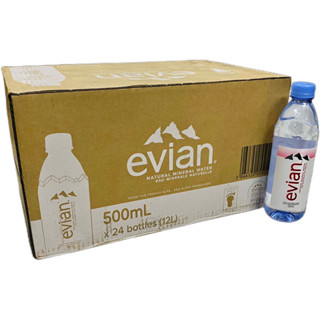 Thùng nước khoáng Pháp - Evian 500ml (24 chai x 500ml)
