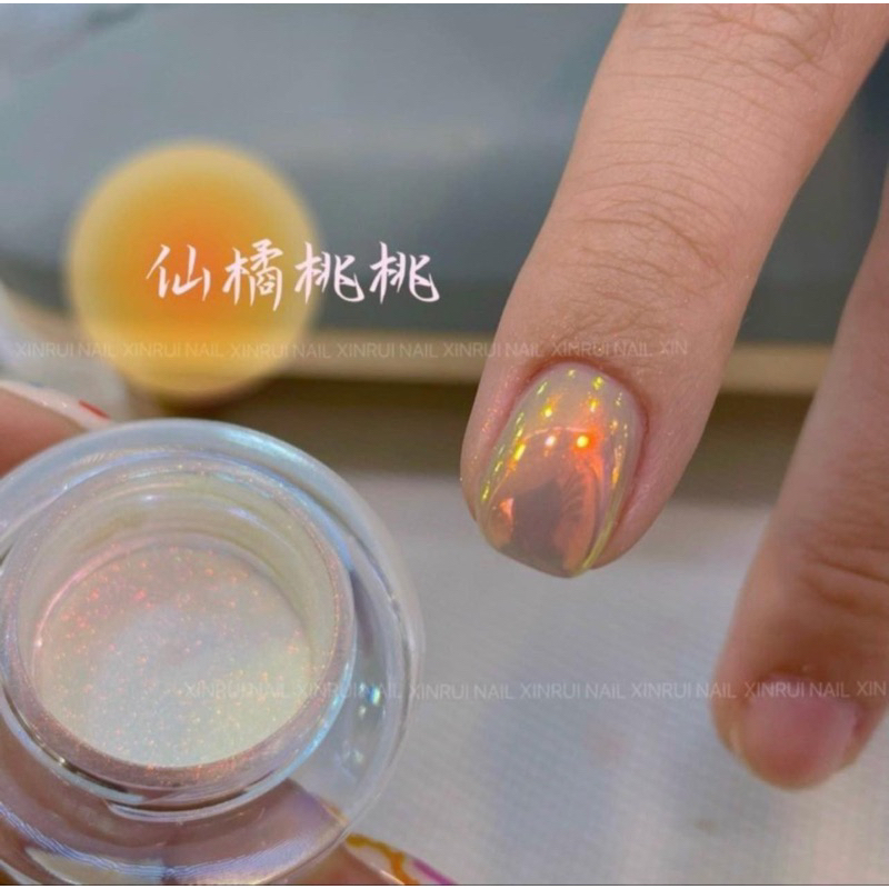 Hũ Bột Tráng gương ánh trai Hồng cam