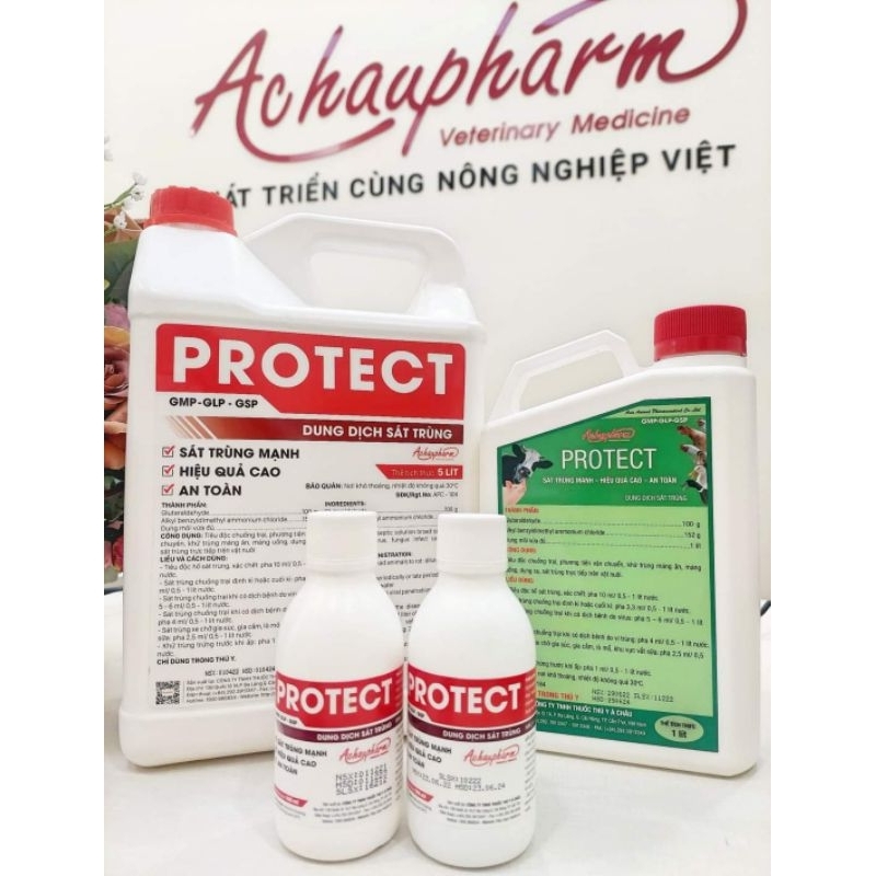 Sát Trùng Chuồng Trại Tiêu Diệt Vi Khuẩn, Virus, Nấm PROTECT